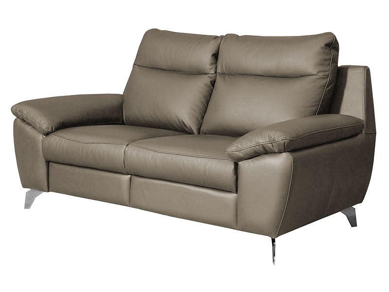 Des Loveseat Perle - Dollaro Smog - Full grain leather sofa