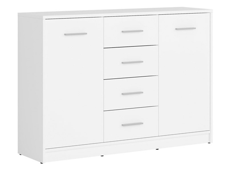 Nepo Plus Large Dresser White - Minimalist youth room collection