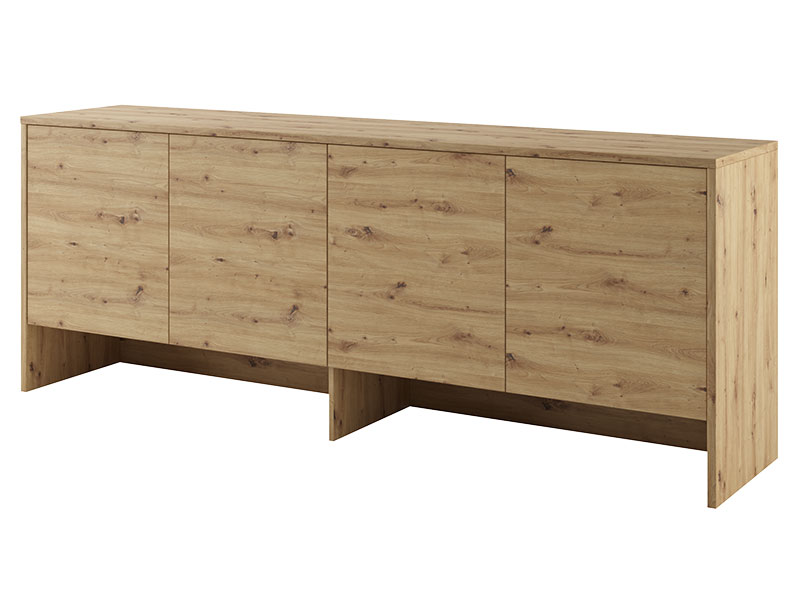  Bed Concept - Hutch BC-10 Oak Artisan - For modern wall bed - Online store Smart Furniture Mississauga
