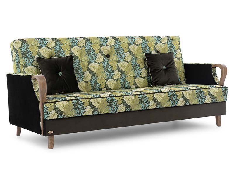 Unimebel Sofa Milano - Wingback sofa bed with storage