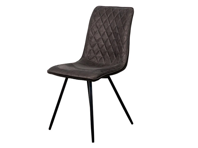  Corcoran Chair - Charcoal - Industrial dining chair - Online store Smart Furniture Mississauga