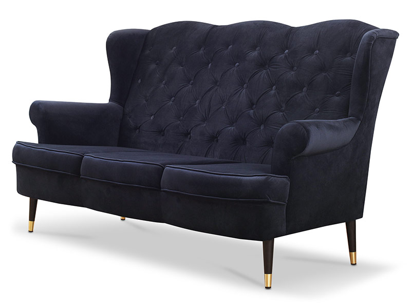 Puszman Sofa Venice - Glamorous wingback sofa - Online store Smart Furniture Mississauga
