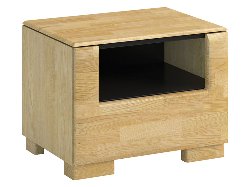  Mebin Rossano Nightstand Oak Bianco - High-quality European furniture - Online store Smart Furniture Mississauga