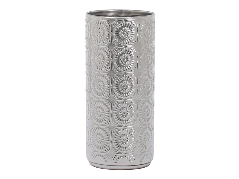  Torre & Tagus Clara Vase - Silver - Decorative vase - Online store Smart Furniture Mississauga