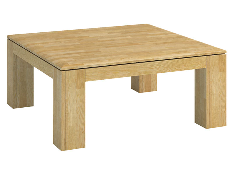  Mebin Rossano Square Coffee Table Oak Bianco - High-quality European furniture - Online store Smart Furniture Mississauga
