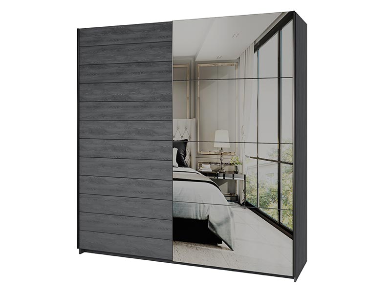  Helvetia Galaxy Wardrobe Type 67 OC - Fashionable bedroom collection - Online store Smart Furniture Mississauga
