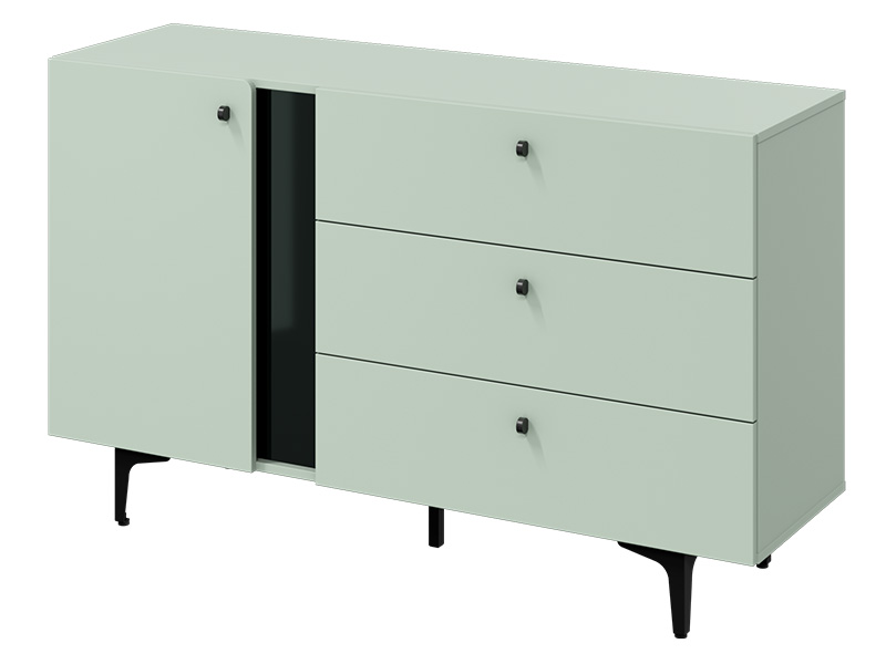  Lenart Colours Small Sideboard CS-04 Sage - Modern accent furniture - Online store Smart Furniture Mississauga