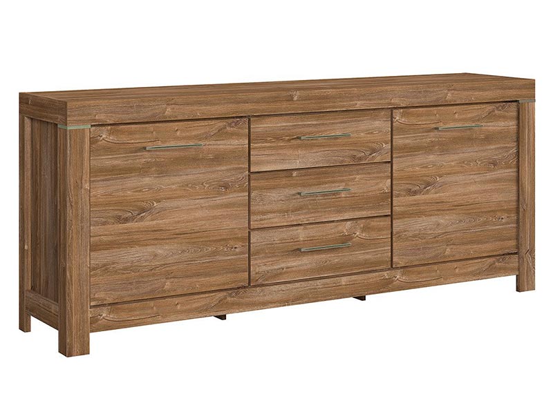  Gent 2 Door 3 Drawer Dresser - Contemporary credenza - Online store Smart Furniture Mississauga