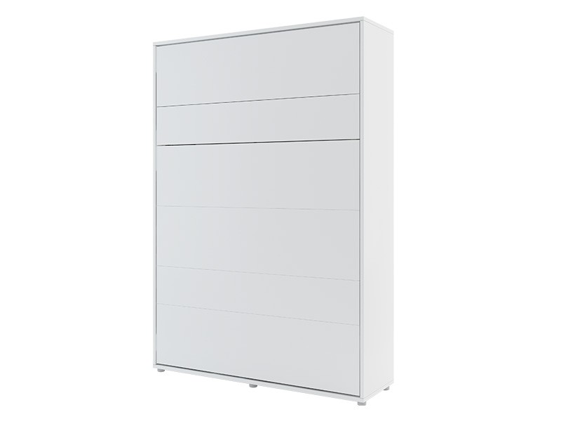 Bed Concept - Murphy Bed BC-01 - Vertical 140x200 - Matte White - Modern Wall Bed