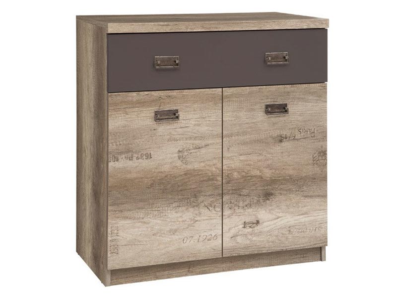  Malcolm 2 Door 1 Drawer Storage Cabinet - Youth collection - Online store Smart Furniture Mississauga