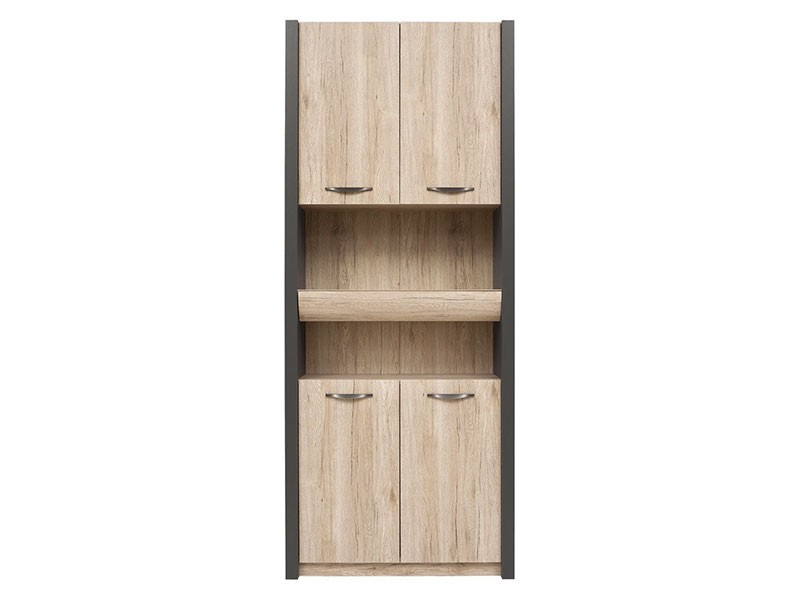 Executive 4 Door 1 Drawer Storage Cabinet - Contemporary storage solution