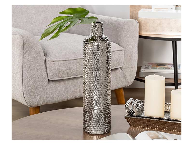  Torre & Tagus Medium Helio Hammered Vase - Decorative vase - Online store Smart Furniture Mississauga