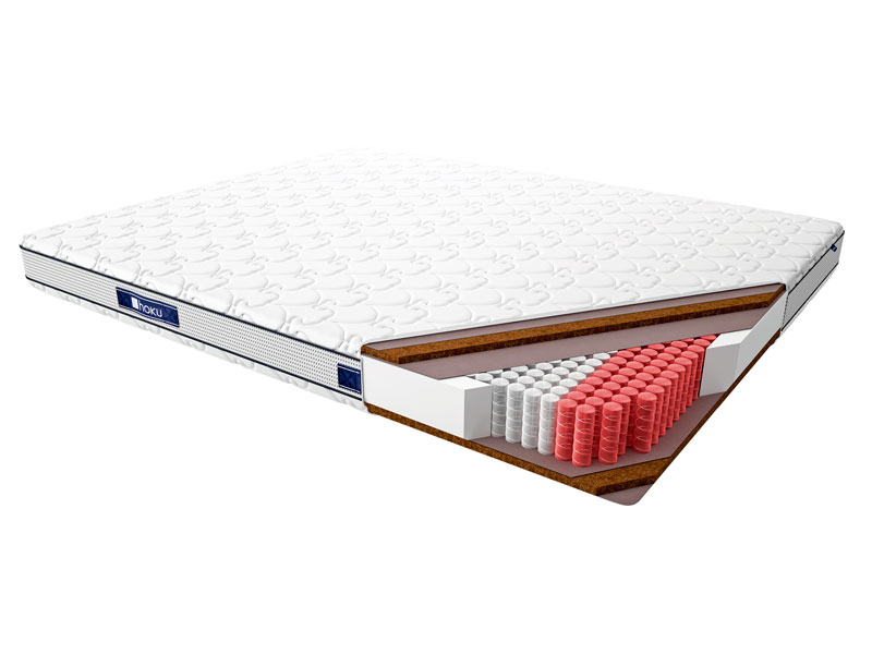  Hoku Queen Size Mattress Erna 160x200 - Pocket spring mattress - Online store Smart Furniture Mississauga