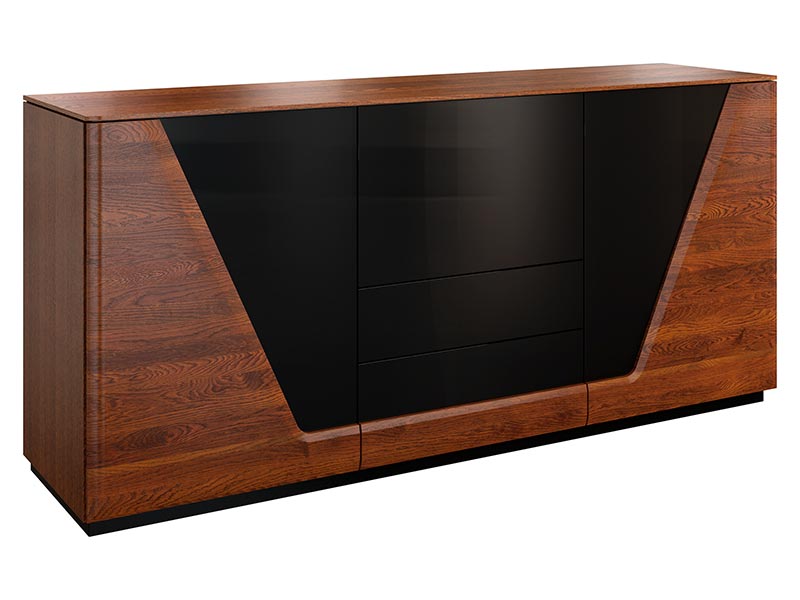 Mebin Smart Sideboard Antique Walnut - Furniture of the highest quality - Online store Smart Furniture Mississauga