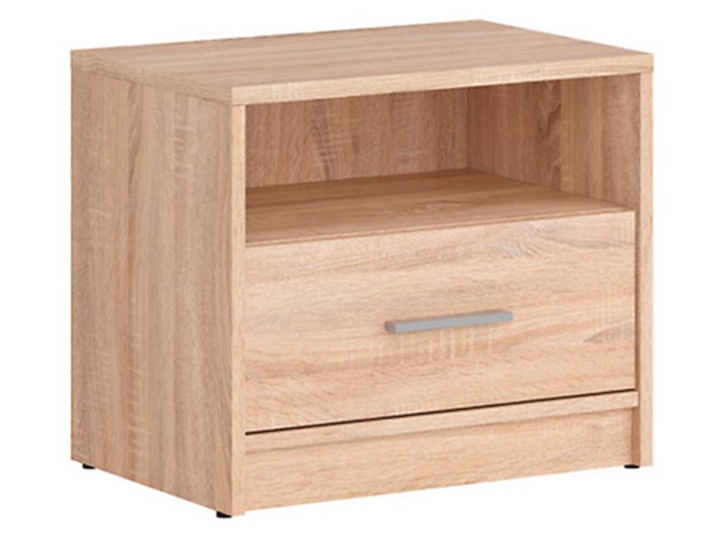 Nepo Plus Nightstand Oak Sonoma - Minimalist youth room collection