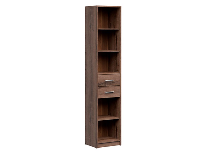 Nepo Plus Narrow Bookcase Oak Monastery - Minimalist youth room collection