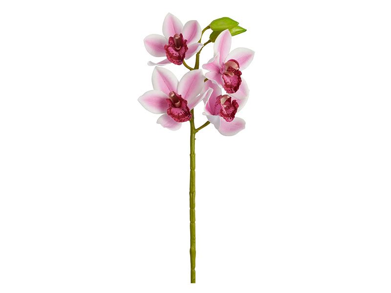  Torre & Tagus Cymbidium Orchid Stem - Pink - Decorative vase filler - Online store Smart Furniture Mississauga