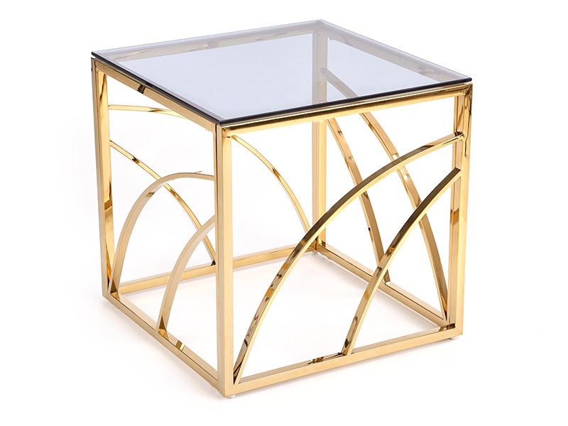 Halmar Universe Side Table - Gold accent table