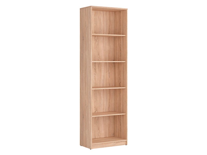 Nepo Plus Bookcase Oak Sonoma - Minimalist youth room collection
