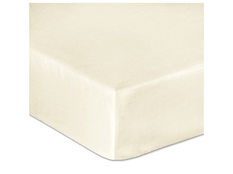 Darymex Cotton Fitted Bed Sheet - Off White - Europen made