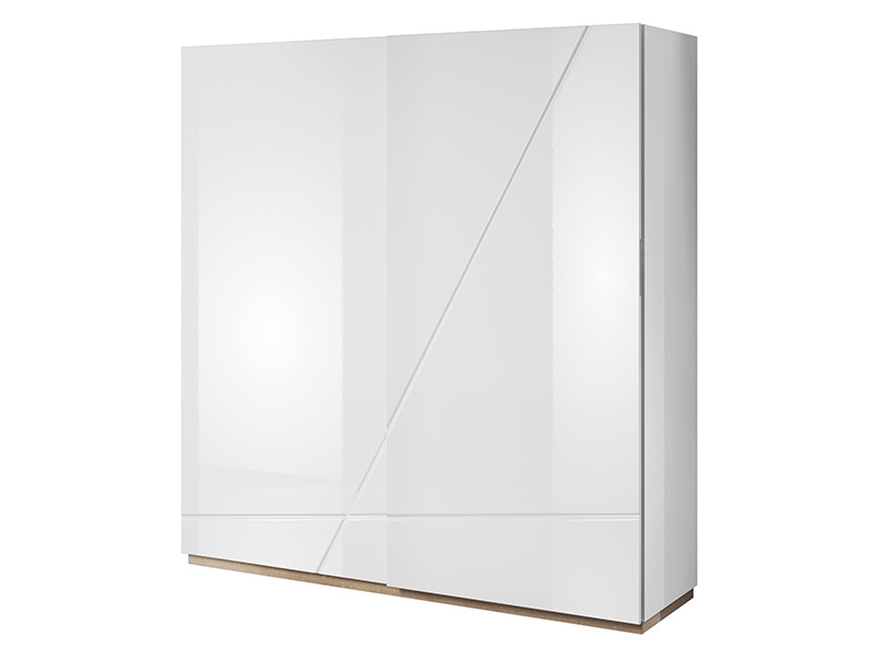  Lenart Futura 2 Sliding Door Wardrobe - Modern bedroom collection - Online store Smart Furniture Mississauga