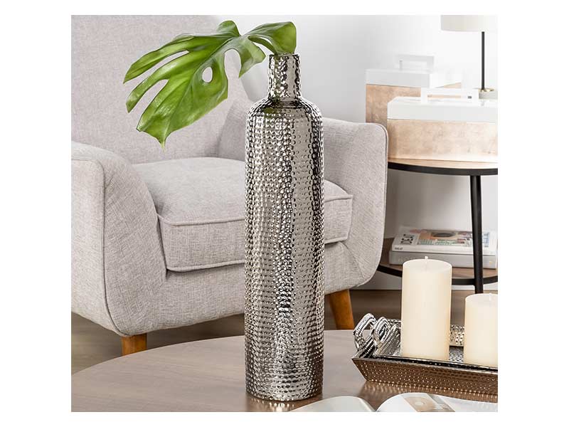  Torre & Tagus Tall Helio Hammered Vase - Decorative vase - Online store Smart Furniture Mississauga