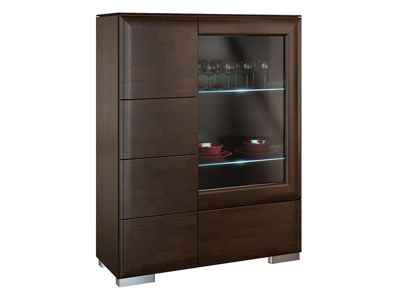 Mebin Rossano Bar Cabinet Oak Notte - High-quality European furniture