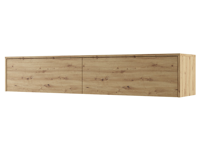  Bed Concept - Hutch BC-15 Oak Artisan - For modern wall bed - Online store Smart Furniture Mississauga