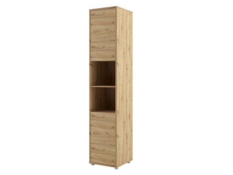 Bed Concept Storage Cabinet BC-08 - Oak Artisan - Dedicated to Bed Concept Vertical Murphy Beds