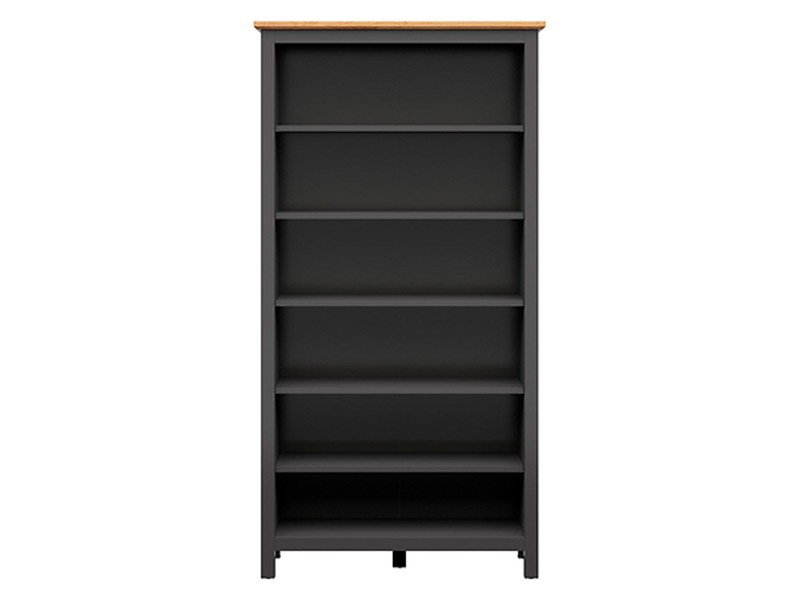 Hesen Wide Bookcase - Scandinavian collection