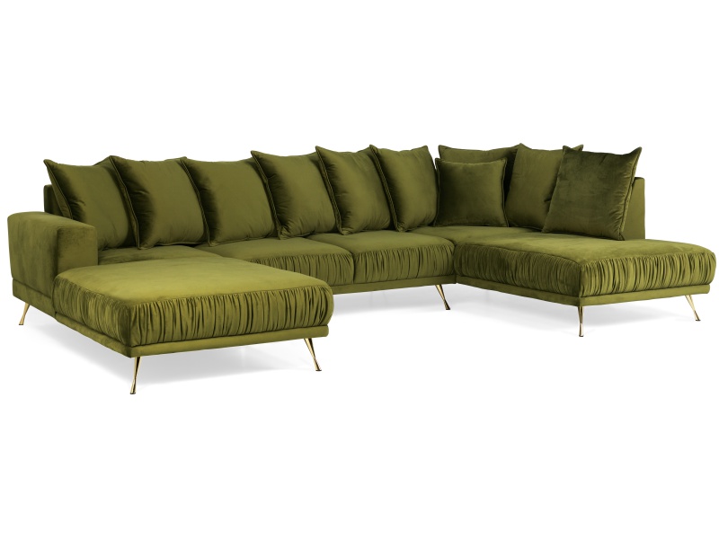 Hauss Sectional Velutto - Glam furniture - Online store Smart Furniture Mississauga