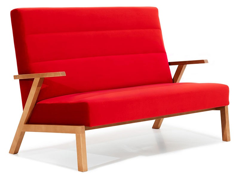 Unimebel Loveseat Pedro - Red Velvet - floor model - Furniture made to last