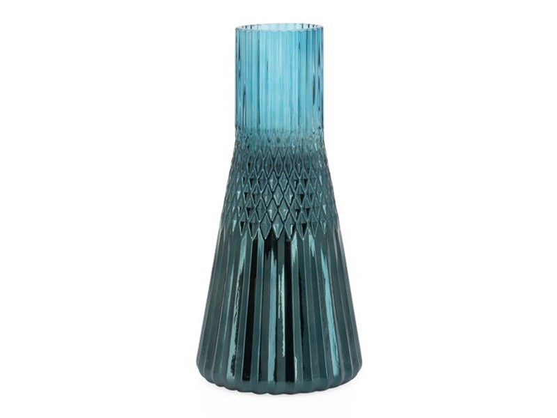 Torre &amp; Tagus Tereza Large Vase - Blue - Modern decor