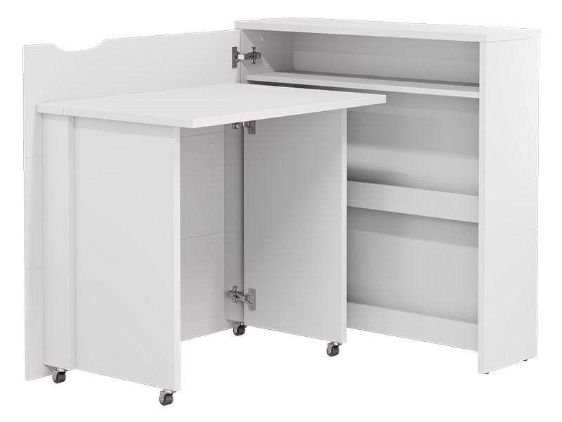 Work Concept Slim - CW-02 Glossy White - Murphy Desk