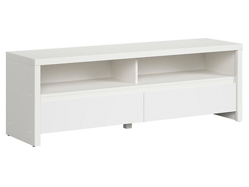  Kaspian White Tall Tv Stand - Contemporary furniture collection - Online store Smart Furniture Mississauga