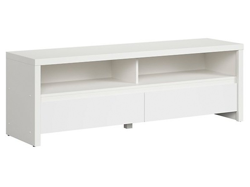 Kaspian White Tall Tv Stand - Contemporary furniture collection