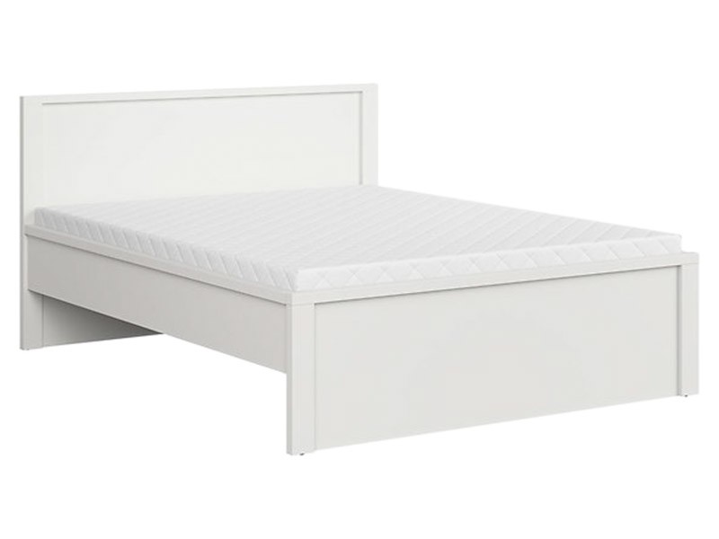Kaspian White Queen Bed II - Contemporary furniture collection