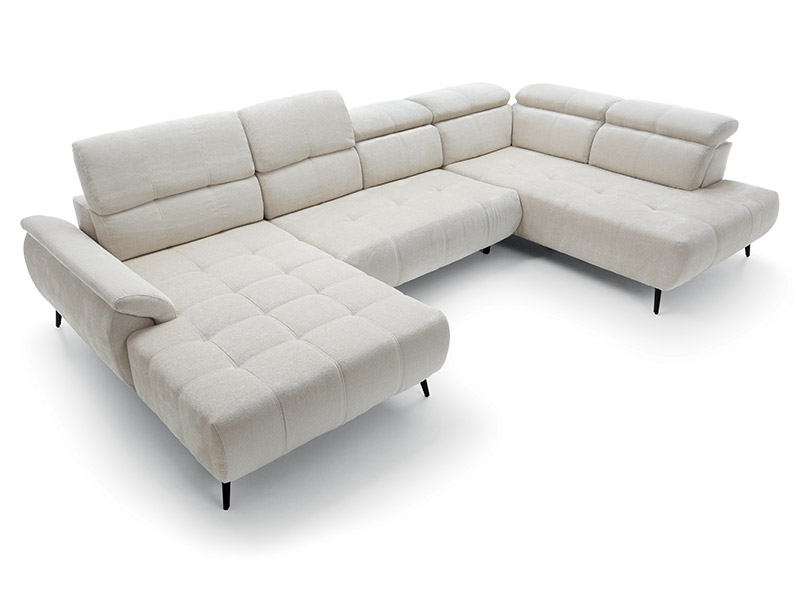 Puszman Sectional Genova III - Corner sofa with power sliding seat - Online store Smart Furniture Mississauga