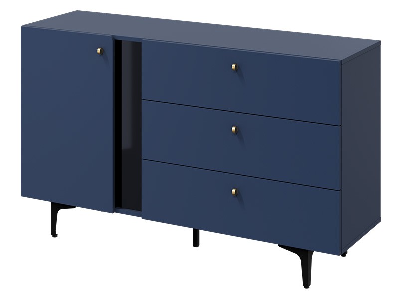 Lenart Colours Small Sideboard CS-04 Navy - Modern accent furniture