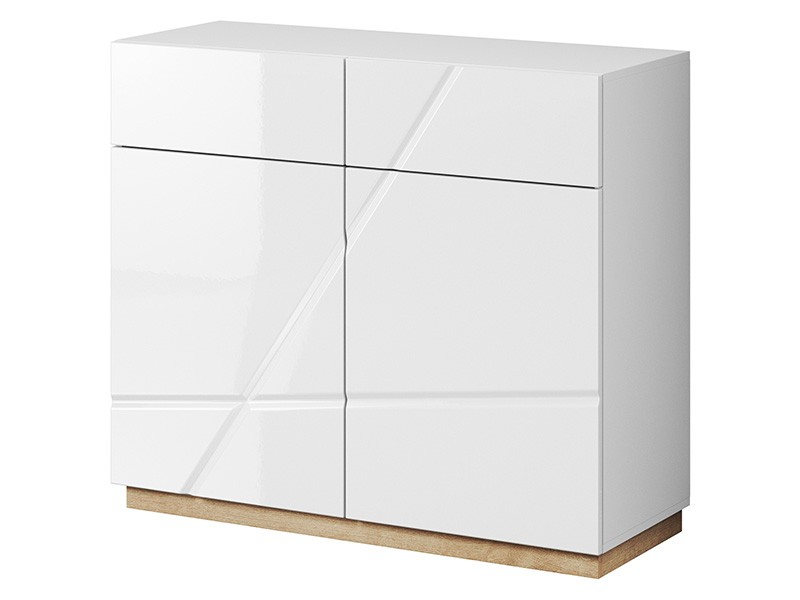 Lenart Futura 2 Door 2 Drawer Storage Cabinet - Modern furniture collection