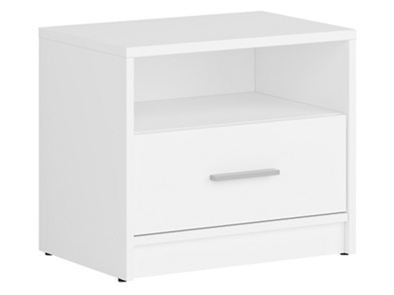 Nepo Plus Nightstand White - Minimalist youth room collection
