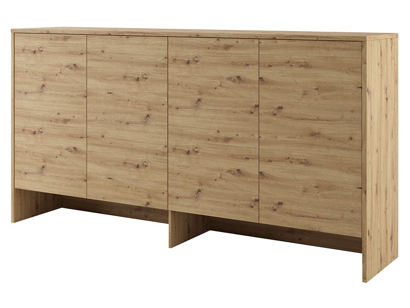  Bed Concept - Hutch BC-11 Oak Artisan - For modern wall bed - Online store Smart Furniture Mississauga