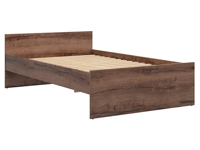 Nepo Plus Bed Oak Monastery (120x200) - Contemporary furniture collection